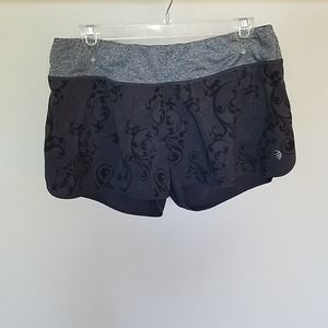 MPG gray running shorts with lining